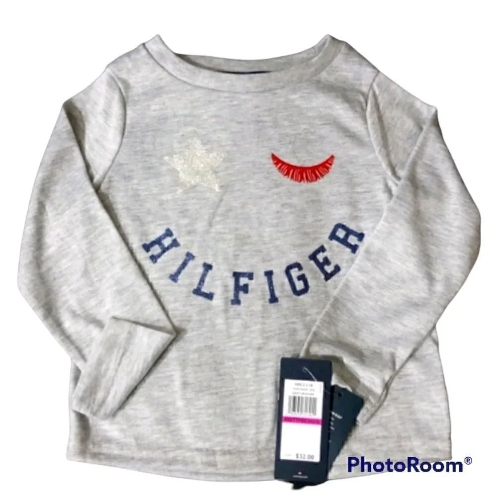 Tommy Hilfiger Grey Long Sleeve T-Shirt WT3